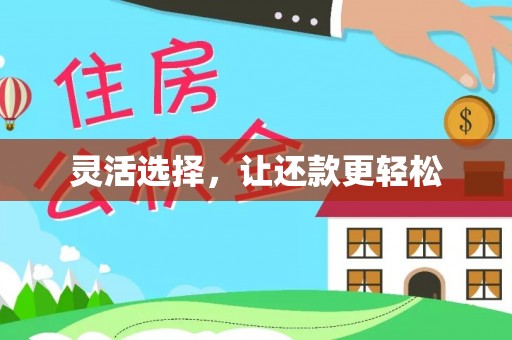格尔木灵活选择，让还款更轻松