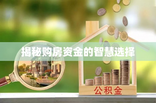 格尔木揭秘购房资金的智慧选择