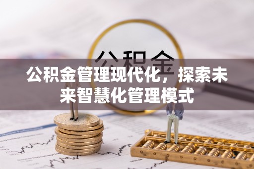 格尔木公积金管理现代化，探索未来智慧化管理模式