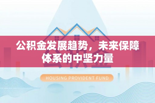 格尔木公积金发展趋势，未来保障体系的中坚力量