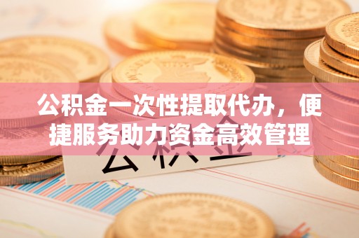 格尔木公积金一次性提取代办，便捷服务助力资金高效管理